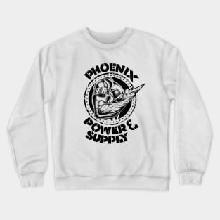 Phoenix Power & Supply Gay LGBT Retro Vintage Crewneck Sweatshirt